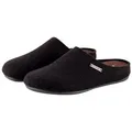 Produktbild: Shepherd Cilla Pantoffel (1-tlg) Pantoffeln - Hausschuh aus Wollfilz, Weiche Decksohle aus Wildleder schwarz 36 EU