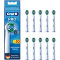 Produktbild: Oral-B Pro Precision Clean 10er Aufsteckbürsten weiß Indikator-Borsten X-förmig