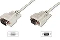 Produktbild: DIGITUS Serielles Anschluss-Kabel - D-Sub 9 zu D-Sub 9 - Stecker zu Buchse - 3.0m - Verlängerungskabel - Beige