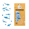 Produktbild: Hai  Shark Aufkleber Sticker für Fahrrad reflektierend Junge Reflex