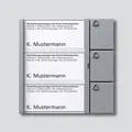 Produktbild: Siedle Vario TM 612-3 SM Tasten-Modul, silber-metallic (200035524-00)