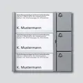 Produktbild: Siedle Vario TM 612-3 SM Tasten-Modul, silber-metallic (200035524-00)