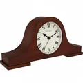 Produktbild: Holzwerk Holz Vintage Rustikal Retro Tischuhr Braun Traditionelle Tisch Uhr Elegante Holztischuhr Ohne Ticken Leise Römischen Ziffern Zahlen Kaminuhr Wohnzimmer Küche Standuhr Braun (Mahagoni.braun)