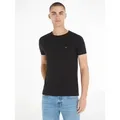 Produktbild: Tommy Hilfiger T-Shirt CORE STRETCH SLIM C-NECK TEE schwarz M (48)