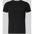 Produktbild: Tommy Hilfiger Slim Fit T-Shirt mit Rundhalsausschnitt in Black, Größe M