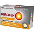 Produktbild: Nurofen Schmelztabletten Lemon bei Kopfschmerzen 200 mg 48 St