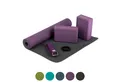 Produktbild: bodhi Yogamatte Yoga Set FLOW Yogamatte mit Block & Gurt lila