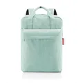 Produktbild: reisenthel allday backpack M cord mint - vielseitiger Rucksack für Alltag, Reisen, Einkaufen oder Arbeit - wasserabweisend, Handgepäck zugelassen