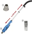 Produktbild: Guede Güde Unkrautvernichter UVH 2000-600 – Heißluftgebläse, Abflammgerät, 3in1 Unkrautheißgebläse, robust, langlebig, einfach bedienbar, ideal für Unkraut, Gras, Garten, Hof, Gehwege 94401-aus