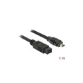 Produktbild: Delock Kabel FireWire 9 Pin Stecker > 4 Pin Stecker 1 m