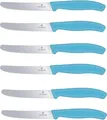 Produktbild: Victorinox | Tafelmesser Set | Swiss Classic Limited Edition | Karibikblau | ideal für Brotzeit | 6er Pack | präzise Schneide | zeitloses Design