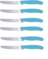 Produktbild: Victorinox | Tafelmesser Set | Swiss Classic | Karibikblau | 6er Pack | präzise