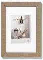Produktbild: walther design Bilderrahmen beige 70 x 100 cm mit Passepartout, Home Holzrahmen HO100C