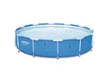 Produktbild: Bestway Steel Pro Frame Pool ohne Pumpe, rund 366x76cm Stahlrahmenpool, blau