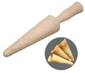 Produktbild: Holz Waffeltütendreher Waffelhorn Waffelformer Waffelhörnchen oder Pflanzholz