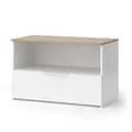 Produktbild: Vicco Kommode Wido, Weiß/Sonoma, 80 x 50 cm