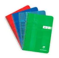 Produktbild: Clairefontaine 5x Adressbuch A5 Doppelspirale, 90 Bl kariert 90g Sortiert 8549C