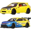Produktbild: Hot Wheels Premium 1/64 Diecast 2-Pack: Honda Civic Type R EK9 & Type R