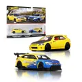 Produktbild: Hot Wheels Premium Car Culture 2er-Pack im Maßstab 1:64, Einzigartige Zusammenstellungen, Real Riders Reifen, Metall/Metall Karosserie, Spielzeug für Sammler, JBL00