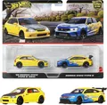 Produktbild: 1:64 Hot Wheels 2025 Premium 2-Pack 979R Honda Civic EK9 + Honda Civic Type R