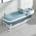 Produktbild: ® Faltbare Badewanne Erwachsene 158x64x54cm | Klappbare mobile Badewanne idea...
