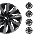 Produktbild: Sparco SPC1591BKGR wheel covers Lazio 15-inch black/grey