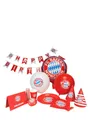 Produktbild: FC Bayern München Grillhandschuhe FC Bayern München I Geburtstagsparty Set 12-teilig I Partygeschirr