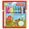 Produktbild: Stabilo Trio Jumbo Viltstifts, 12st.