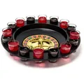 Produktbild: Relaxdays Roulette Trinkspiel Gold,Rot,Schwarz