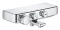 Produktbild: GROHE Grohtherm SmartControl, Thermostat Mischbatterie mit 2 Verbrauchern (Verbrühschutz dank stets kühler Duscharmatur, Mischbatterie für die Wandmontage, Sicherheitssperre bei 38°C), chrom, 34718000