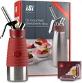 Produktbild: iSi Sahnebereiter Gourmet Whip Plus 1603 | 0,5L | Edelstahl | für Espumas, Saucen & Desserts | spülmaschinenfest