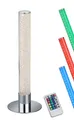 Produktbild: Reality Leuchten LED Tischleuchte Leia R52571100, Metall Chrom, Acryl Kristalleffekt, inkl. 5 Watt LED, Fernbedienung, Farbwechsel, Dimmer