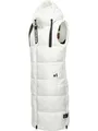 Produktbild: Navahoo Damen ärmellose lange Outdoorweste warme Winterjacke Schnuffelchen Offwhite Gr. 3XL