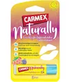Produktbild: Carmex Naturally Stick Beere - Lippenpflege für trockene Lippen, Lippenbalsam feuchtigkeitsspendend und beruhigend für rissige Lippen, mit Rizinusöl, Vitamin E und Bienenwachs - (1 x 4,25 g)
