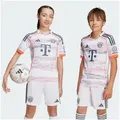 Produktbild: adidas Performance Fußballtrikot FC BAYERN MÜNCHEN 25/26 KIDS AUSWÄRTSTRIKOT (1-tlg) weiß 140 EU