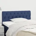 Produktbild: vidaXL Kopfteil Blau 100x7x78/88 cm Stoff