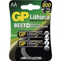 Produktbild: GP Batteries 15LF-U2 LITHIUM 1.5V AA FR6 (2 Stk., AA) (15LF-2U2)