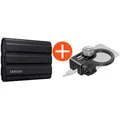 Produktbild: Samsung Portable SSD T7 Shield 1 TB USB 3.2 Gen2 Typ-C Schwarz PC/Mac inkl. SmallRig-Halterung MagSafe