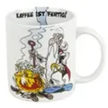 Produktbild: Könitz Porzellan Mug Asterix - Kaffee ist fertig!, Eins/Eine(r), 0,33 l, Mehrfarben, Porzellan, Kaffee, Deutsch