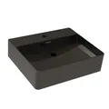 Produktbild: Fackelmann VAIDA Aufsatzbecken Waschbecken schwarz Keramik 500x130x420mm
