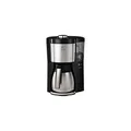 Produktbild: Melitta Look Therm Perfection – Filterkaffeemaschine mit Thermkanne und entnehmbarem Wassertank, für bis zu 10 Tassen, in Schwarz/Edelstahl