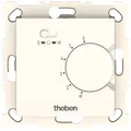 Produktbild: Theben 7480300 RAMSES 748 S Elektronischer Unterputz-Raumthermostat, Temperaturregelung über Stellrad, externe Temperaturabsenkung möglich, Schalter Ein/Aus/Kühlen, weiß