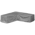 Produktbild: mehr Garten Gartenmöbel-Schutzhülle Premium, Lounge Abdeckung L-Form I Abdeckung Gartenmöbel Winterfest I Gartenmöb grau 237 x 237 x 80 cm | 237 cm x 237 cm x 80 cm