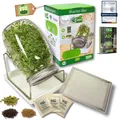 Produktbild: ® Das Original Sprossenglas Starter-Set + KRESSESIEB | 1000ml mit hochwertige...