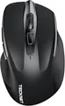 Produktbild: TECKNET Bluetooth Maus, Wiederaufladbare Kabellose Bluetooth Maus (DREI Modi: BT 5.0/3.0 + 2,4 G), 4800 DPI, Ergonomische leise kabellose Maus für Laptops, Mac OS, Android, Windows, Schwarz