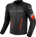 Produktbild: SHIMA Solid 2.0 wasserdichte Motorrad Textiljacke, schwarz/rot, 2XL