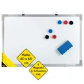 Produktbild: Idena Whiteboard Set, 40 x 60 cm, mit 6 Magneten & Schwamm