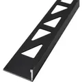 Produktbild: Dalsys Fliesenschiene Aluminium 2m x 8mm Winkelprofil Schwarz
