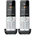 Produktbild: Gigaset COMFORT 500HX duo Zusatz-Mobilteile schwarz-silber, 2 St.