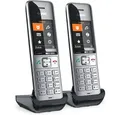 Produktbild: Gigaset COMFORT 500HX Duo - Telefon - 2 Mobilteile - silber/schwarz Schnurloses Mobilteil